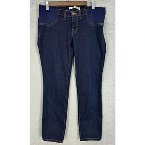 J Brand Mama J Maternity Jeans 30 Blue Dark Wash Stretch Denim Starless